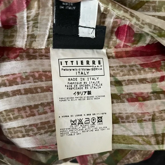 Dolce & Gabanna Silk Blend Long Sleeve Semi Sheer Top - Picture 6 of 7